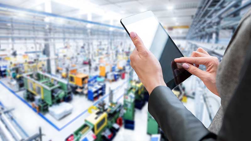 Using an iPad in a factory